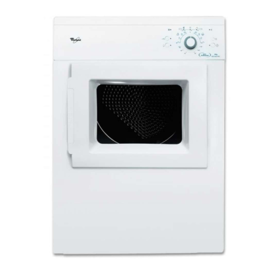 Whirlpool AWZ 8000 빠른 참조 매뉴얼