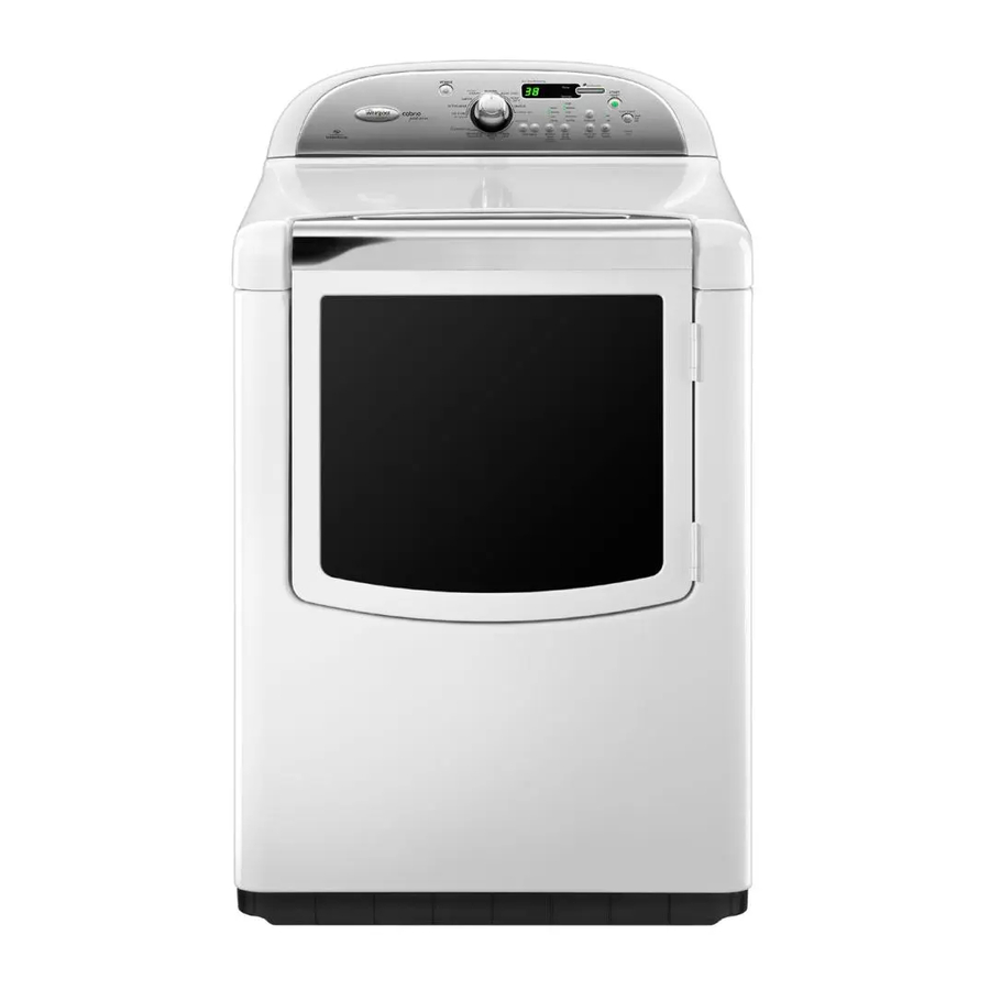 Whirlpool Cabrio Platinum YWED8500BC Інструкція з використання та догляду