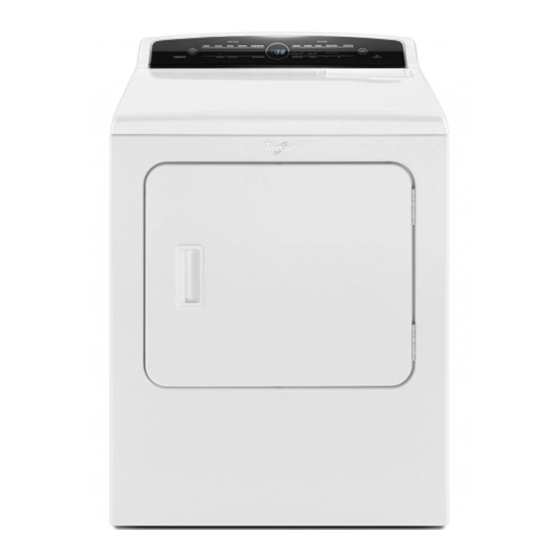 Whirlpool Cabrio W10743379A Manuel de démarrage rapide