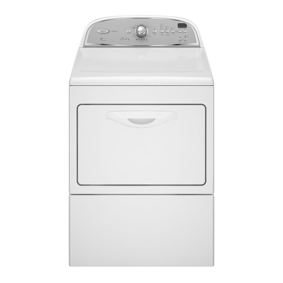 Whirlpool Cabrio WED5600X Manual de uso y mantenimiento