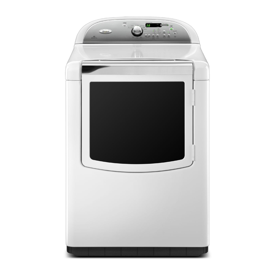 Whirlpool CABRIO WED8200YW0 Інструкція з використання та догляду