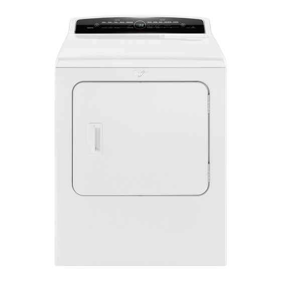 Whirlpool Cabrio,- WED7300X Manuel d'utilisation et d'entretien