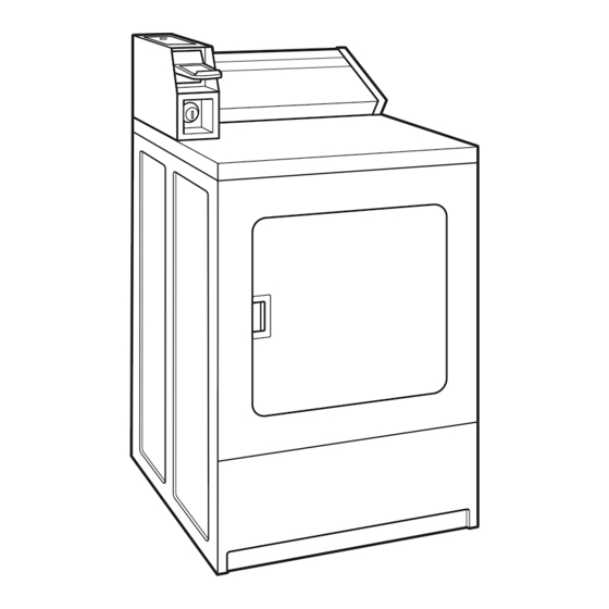 Whirlpool Commercial Dryer Manuel d'instructions d'installation