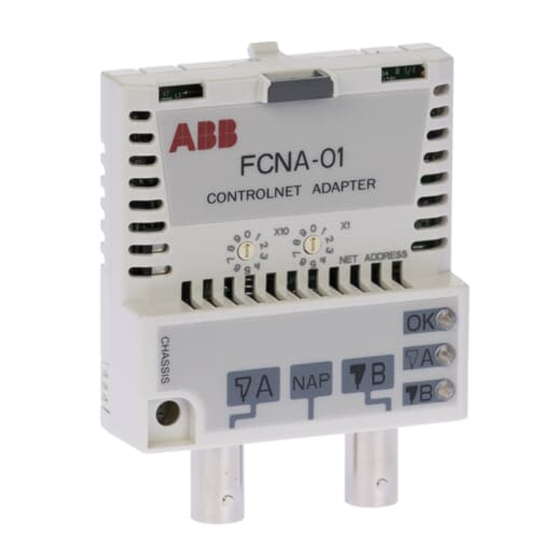 ABB ControlNet FCNA-01 Panduan Instalasi dan Start-Up Cepat