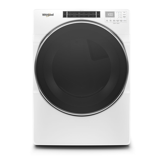 Whirlpool WGD8620HW Manual de inicio rápido