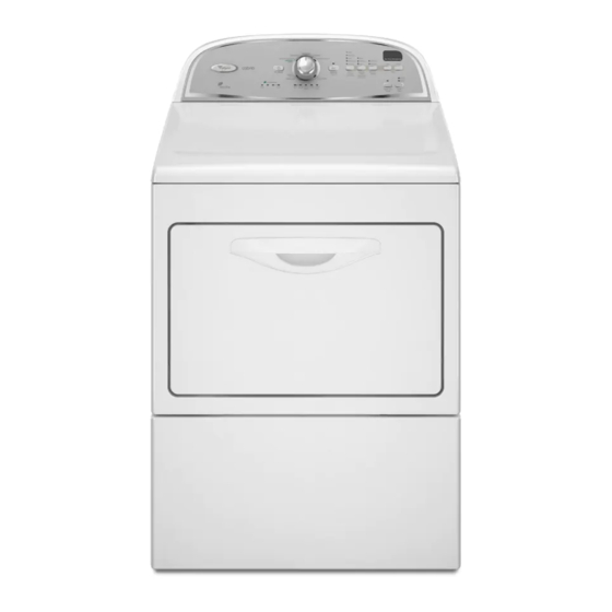 Whirlpool WGD9050XW Handbuch für Gebrauch und Pflege