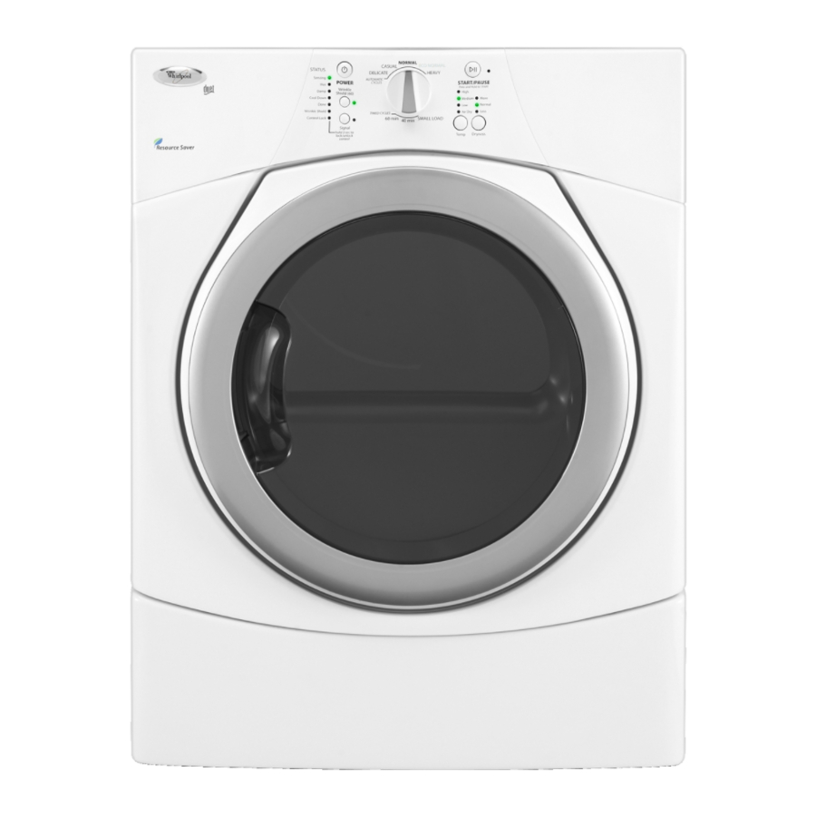 Whirlpool WGD9150 Use And Care Manual