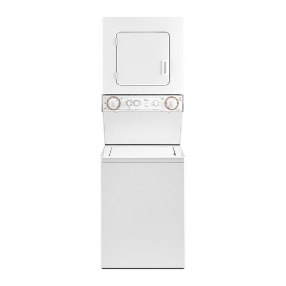 Whirlpool WGT3300SQ - Gas Laundry Center Manual de instrucciones de instalación