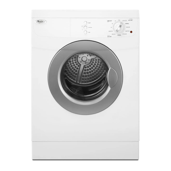 Whirlpool YWED7500VW 사용 및 관리 매뉴얼