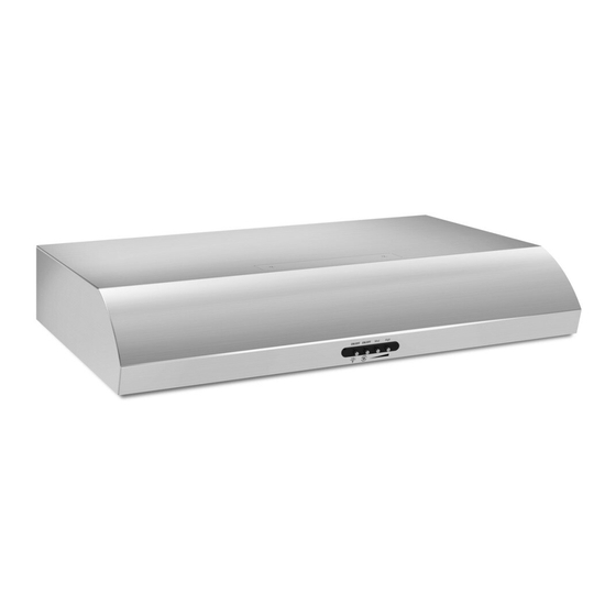 Whirlpool RANGE HOOD UXT2030AY Petunjuk Pemasangan Dan Panduan Penggunaan & Perawatan