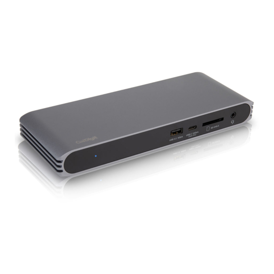 CalDigit Thunderbolt 3 USB-C HDMI Dock Kullanıcı Kılavuzu