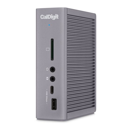 CalDigit Thunderbolt Station 3 Plus Manual do utilizador