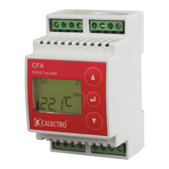 CALECTRO CFA-230V Instruções de instalação