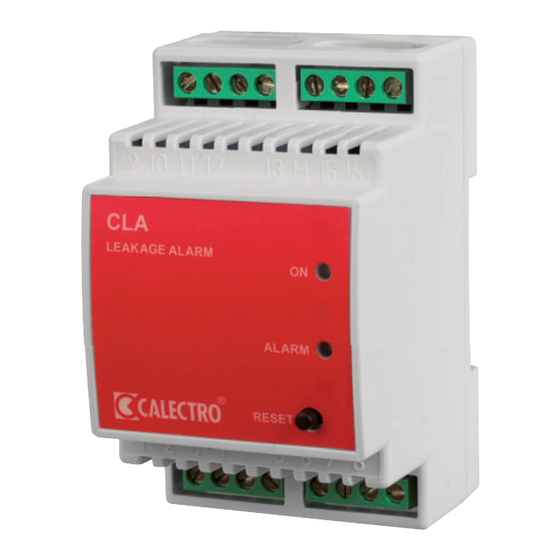 CALECTRO CLA-24 Instruções de instalação