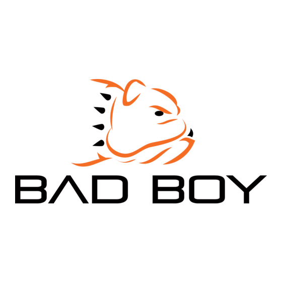 Bad Boy 088-7520-00 운영자 매뉴얼