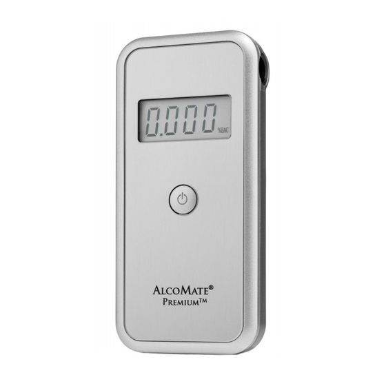 AlcoMate premium AL-7000 Manual del usuario