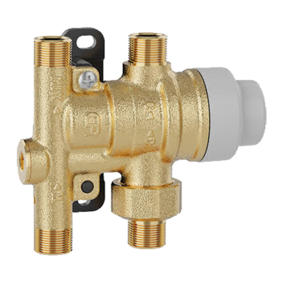 CALEFFI SinkMixer Manual de instalação e colocação em funcionamento