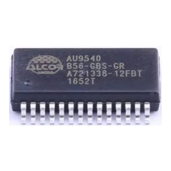 Alcor Micro AU9540 Manuale di riferimento tecnico