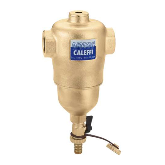 CALEFFI DIRTCAL 5469 Series Manuale di avvio rapido