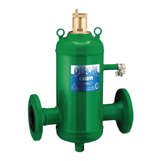 CALEFFI DISCAL 551003A Series Instructions d'installation, de mise en service et d'entretien