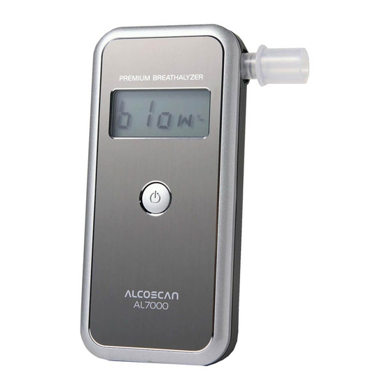 Alcoscan AL7000 User Manual