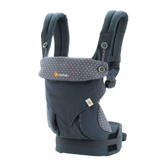 ergobaby FOUR POSITION 360 CARRIER Manual de instruções