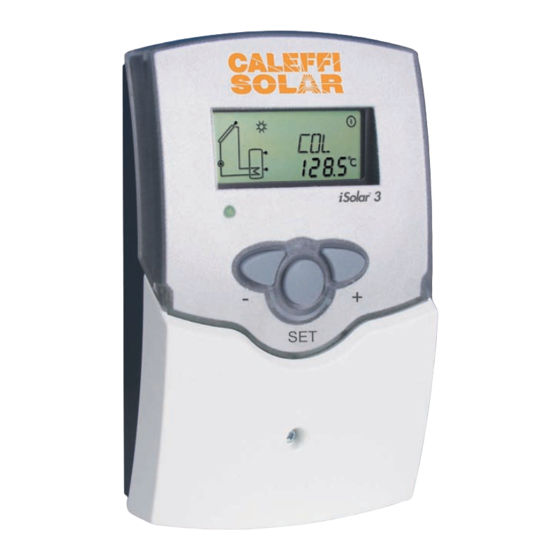 Caleffi solar iSolar 3 Посібник користувача