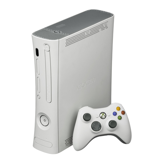 XBOX XBOX360 -  360 Game Console Manuale d'uso