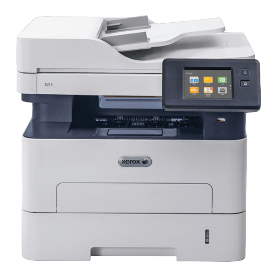 Xerox B215 Quick Use Manual