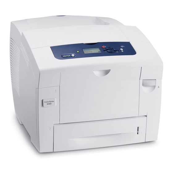 Xerox ColorQube 8580 Skrócona instrukcja obsługi