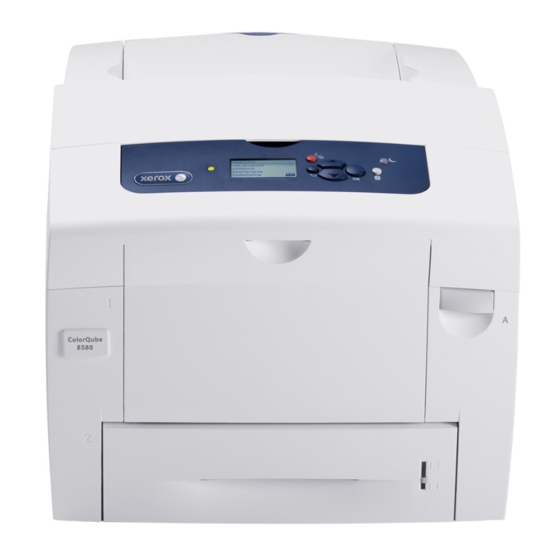 Xerox ColorQube 8580 Series Manuel d'utilisation rapide