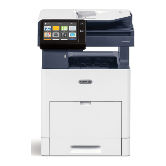 Xerox VersaLink B605 Quick Use Manual