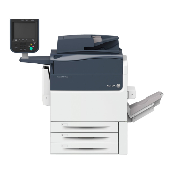 Xerox Versant 180 Press Hızlı Referans