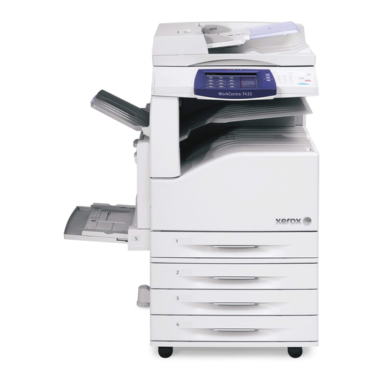 Xerox WORKCENTRE 7435 보충 설명서