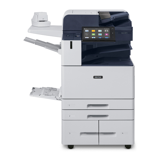 Xerox AltaLink B8155 Başlangıç Kılavuzu