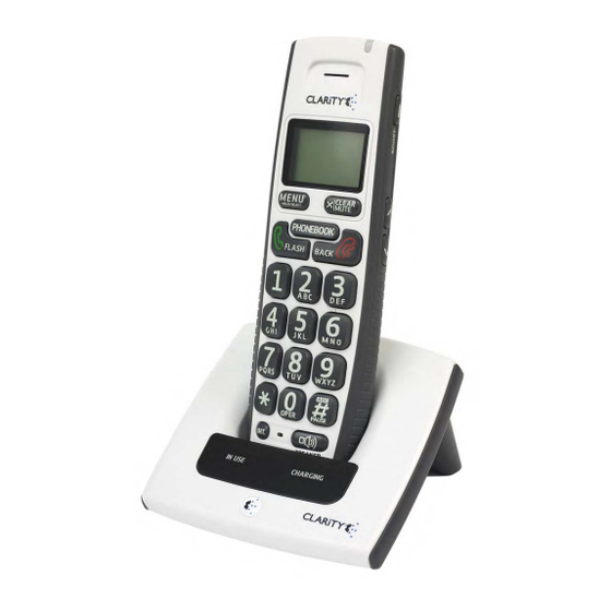 Clarity AMPLIFIED CORDLESS DECT D603 Посібник користувача