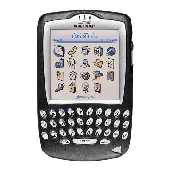 Blackberry 7730 Gebruikershandleiding