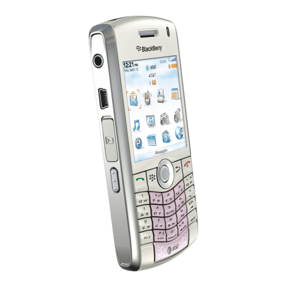 Blackberry 8110 - Pearl - AT&T Handbuch 