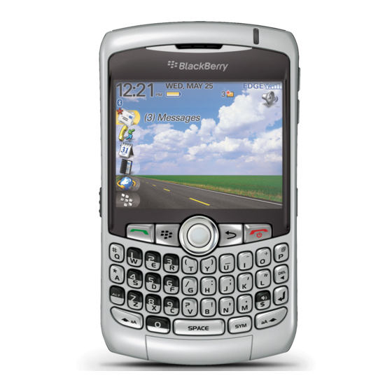 Blackberry 8300 - Curve - GSM Посібник для початківців