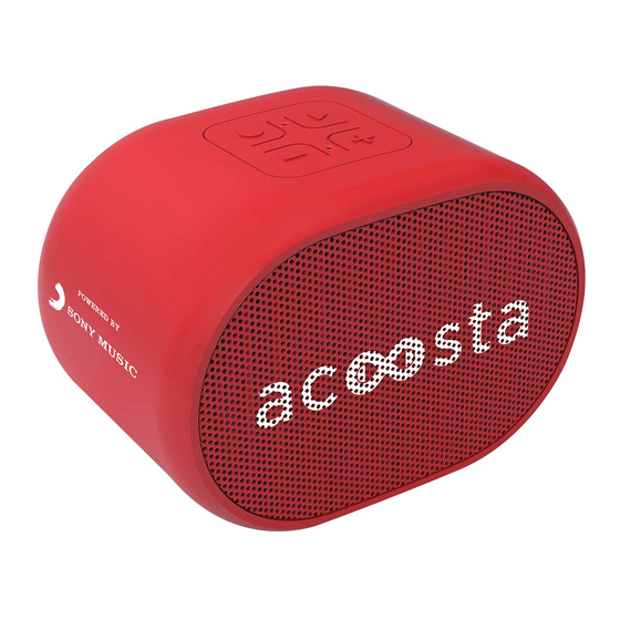 Acoosta SUNO MINI Manuel de l'utilisateur