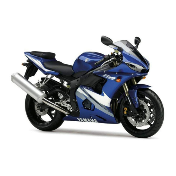 Yamaha 2001 YZF-R6 Manuale di servizio