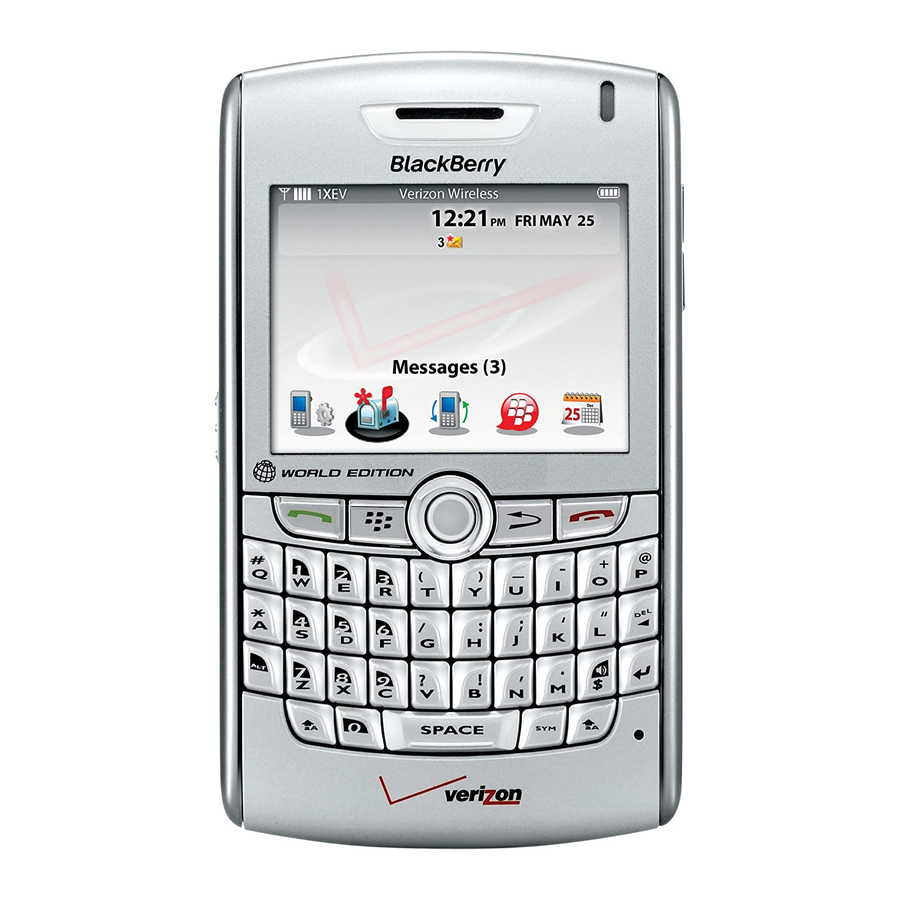 Blackberry 8830 Getting Started Manual