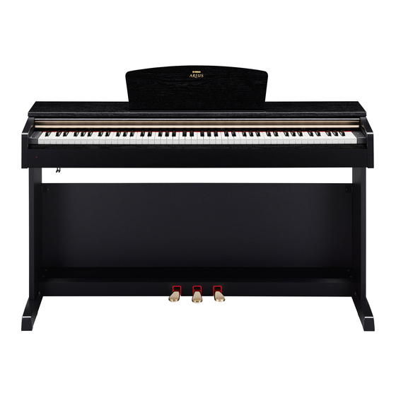 Yamaha Arius YDP-161 Посібник користувача