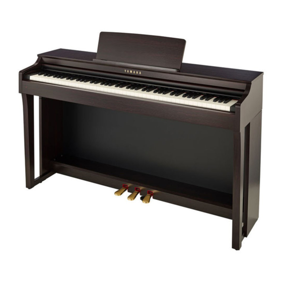 Yamaha Clavinova CLP-625 Manual del usuario