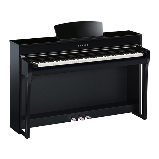 Yamaha Clavinova CLP-735 Ürün Yazılımı Güncelleme Kılavuzu