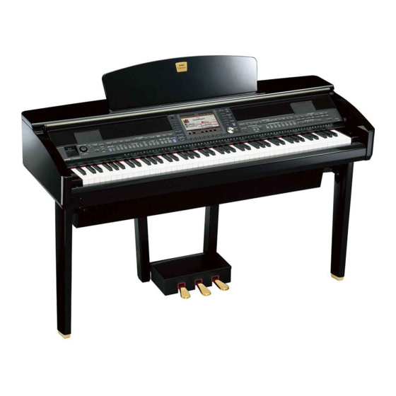 Yamaha Clavinova CVP-407 Installationsverfahren