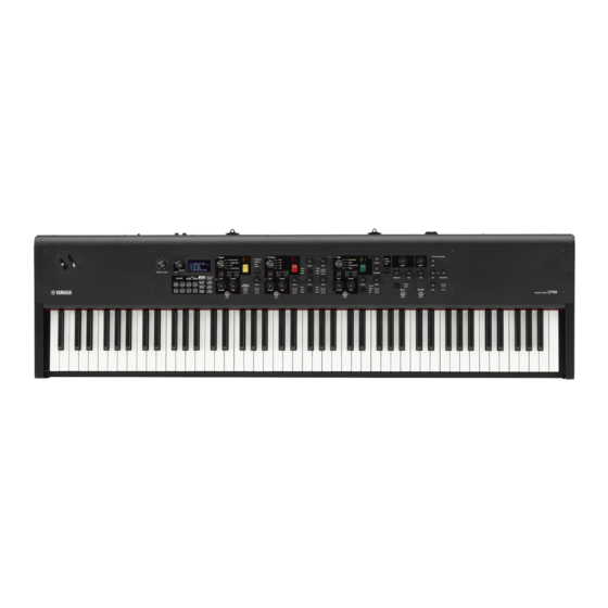 Yamaha CP73 Manual suplementar