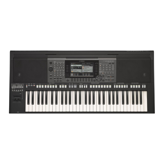 Yamaha PSR-A3000 매뉴얼