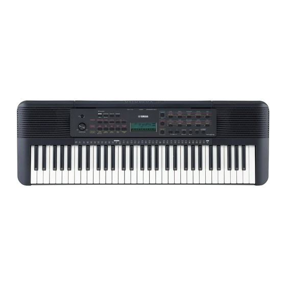 Yamaha PSR-E273 Руководство пользователя