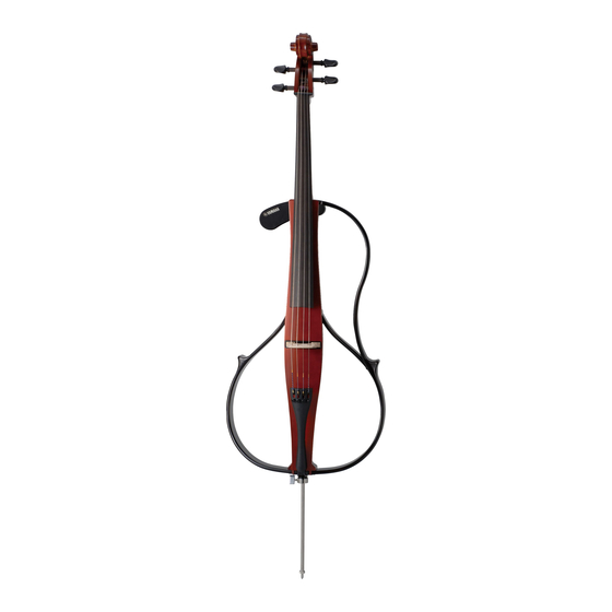 Yamaha Silent Cello SVC110S Benutzerhandbuch